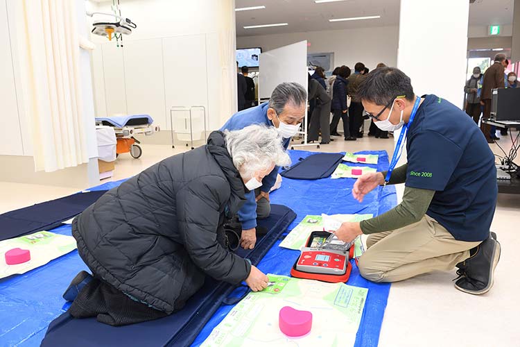 企業でのPUSH講習の様子