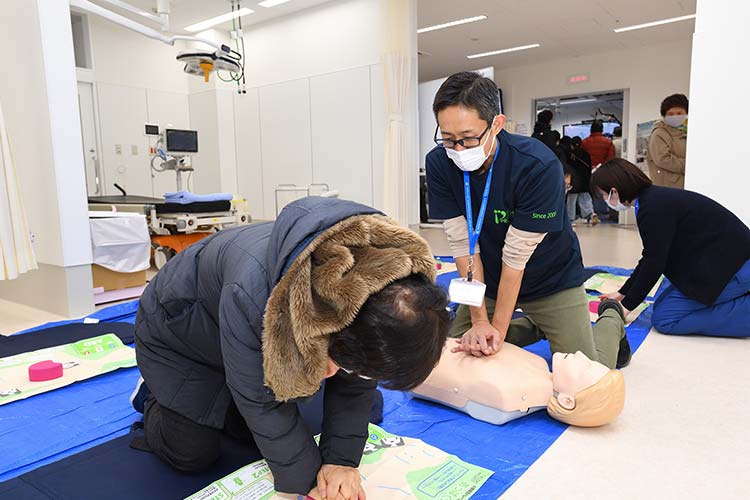 企業でのPUSH講習の様子